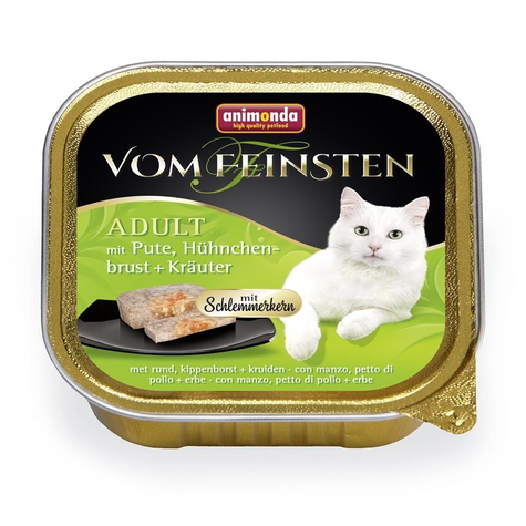 Animonda Cat Of The Finest,V.F. Feast.Turkey+Chickenbr.100gs