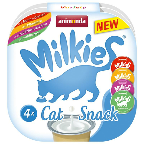 Animonda Cat Snacks, Ani Milkie Variety 4x15g