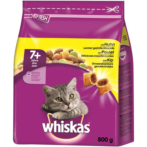 Whiskas,Whiskas Adult 7+ Chicken 800g