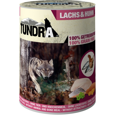 Tundra,Tundra Dog Salmon+Chicken 400gd