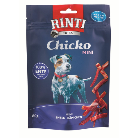 Finnern Rinti Snacks, Rin.Extrachicko Mini Kachna 80g