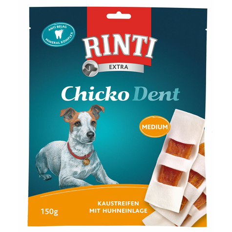 Finnern Rinti Snacks,Rin.Chicko Dent Chicken Medi 150g