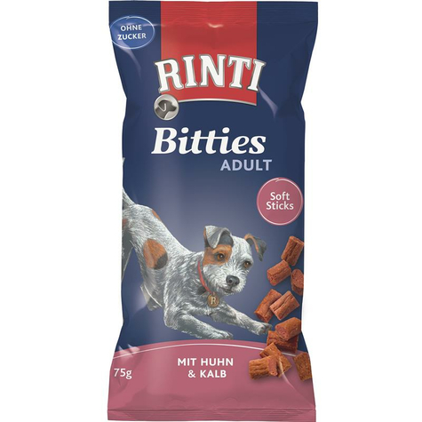 Finnern Rinti Snacks, Rinti Bitties Kuřecí+Hovězí 75g