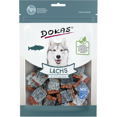 Dokas Suché Občerstvení, Dokas Kousky Lososa 80g