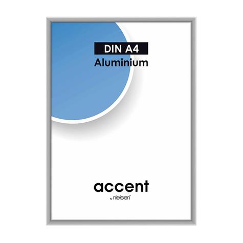 Nielsen Fotorámeček Accent 52124 Aluminium 21x29,7cm Stříbrný Matný - Rámeček/Album