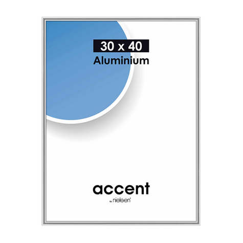 Nielsen Accent 30x40 Hliník Stříbrná 52423