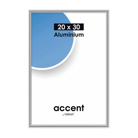 Nielsen Accent 20x30 Hliník Stříbrná 53523