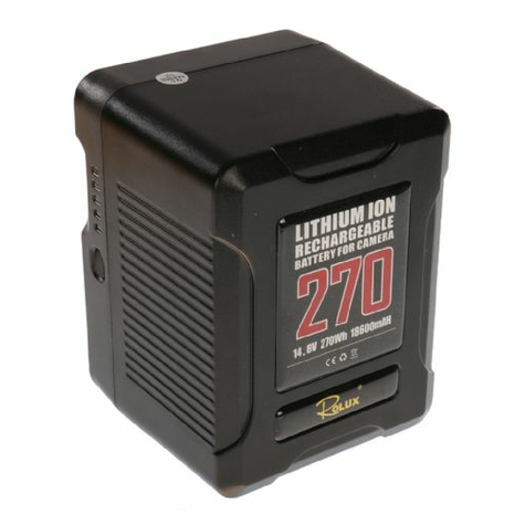 Baterie Rolux Smart V-Mount Yc-270s 270wh 14,8v 18600mah