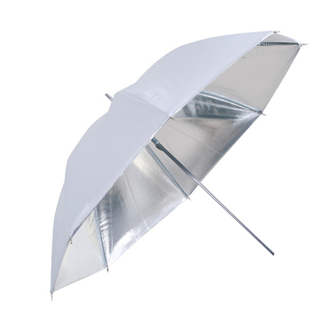 Deštník Falcon Eyes Reflex Ur-48s Stříbrný/Bílý122 Cm