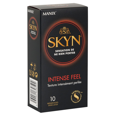Kondomy : Manix Skyn Intense Feel 10 Ks