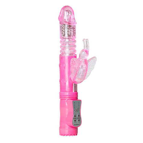 Vibrátory Tarzan : Easytoys Pink Butterfly Vibrator