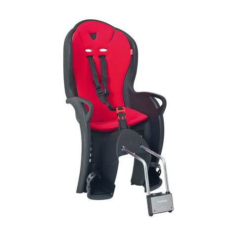 Kindersitz Hamax Kiss Schwarz/Rot