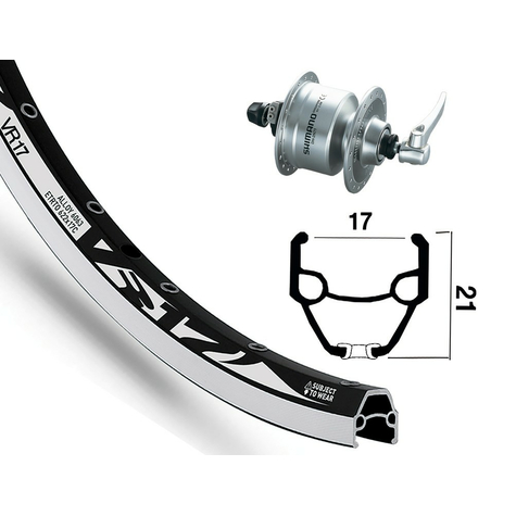 V-Rad 28x1.75nabend.Dh3n72 Silb.Ssp 36l