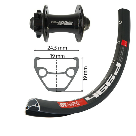 V-Wheel 27.5 Xlc 6-Hole..Sz Ta 15 32l