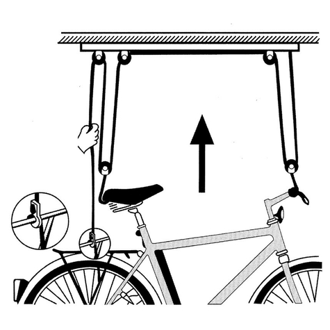 Fahrrad-Deckenlift