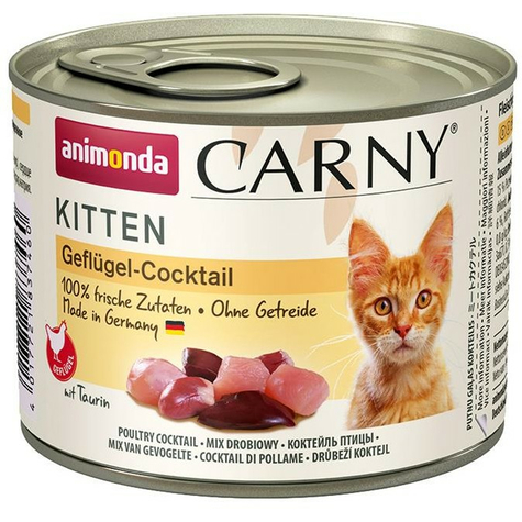 Animonda Cat Can Carny Kitten Drůbeží Koktejl 200g