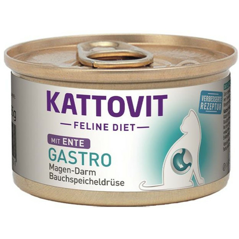 Kattovit Feline Diet Gastro Duck - Gastrointestinální / Břišní Spit