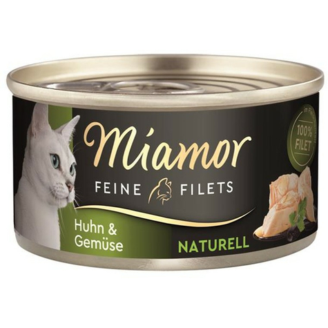 Miamor Jemné Filety Přírodní Kuře Se Zeleninou 80g