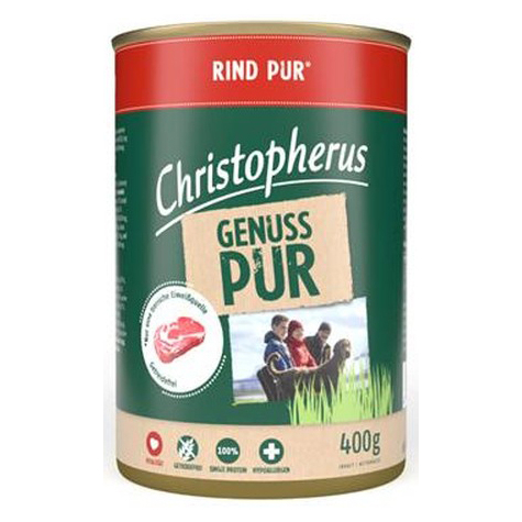 Christopherus Pure Beef 400g-Plechovka