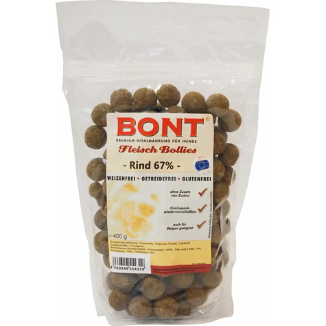 Bont Meat-Bollies Beef 400g