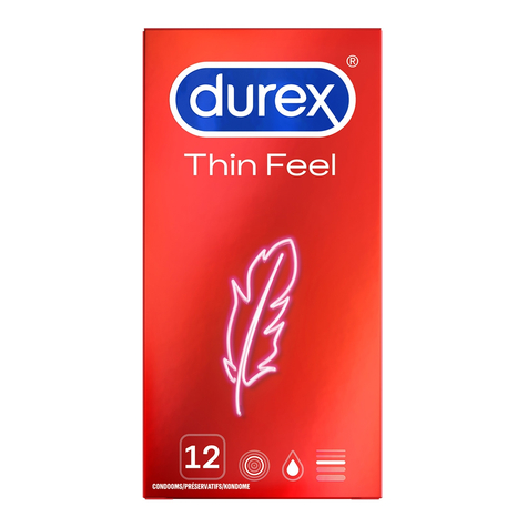 Kondomy Durex Thin Feel 12 Kusů