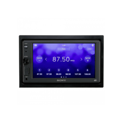 Multimediální Přijímač Bluetooth/Dab Sony Xav1550d.Eur