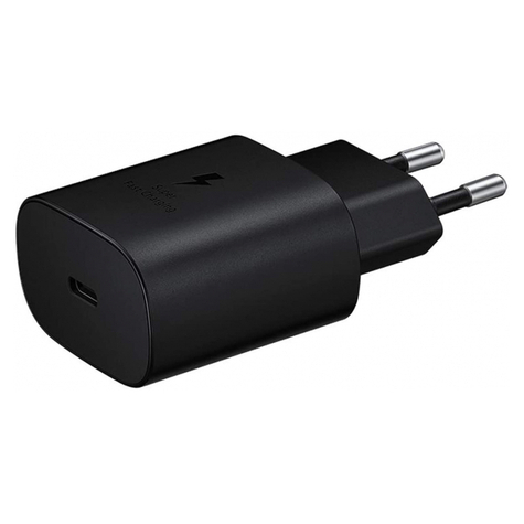 Samsung Fast Charger, Usb Type-C, 25w, Black