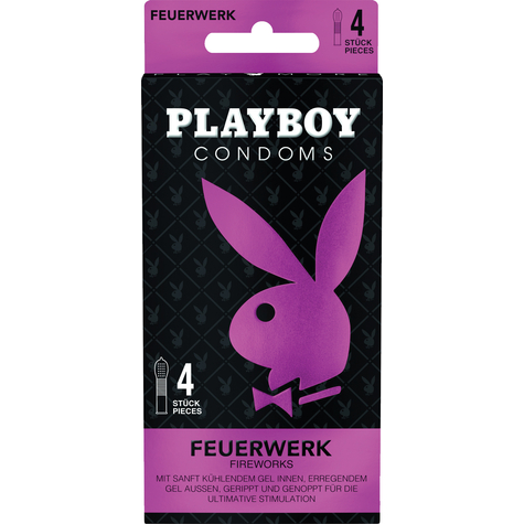 Playboy Kondomy Ohňostroje 4er