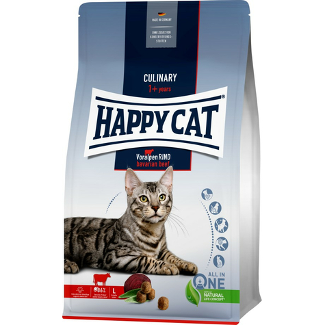 Happy Cat Culinary Adult Předalpské Hovězí 1,3 Kg