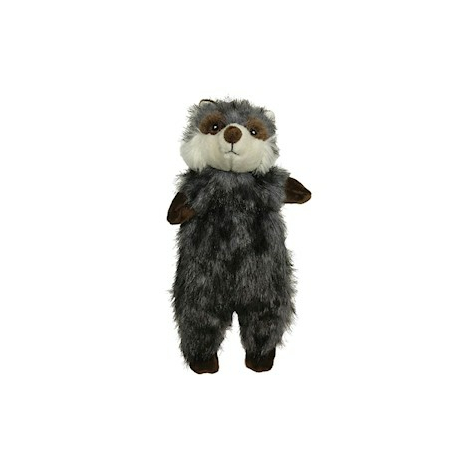 Skinneeez Furry Stuffed Head, Flat Body Raccoon 5
