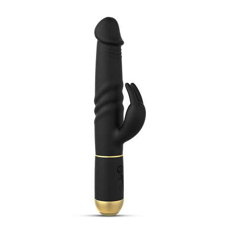 Vibrační Vibrátor & Dorcel Furious Rabbit 2.0 Vibrační A Rotační Vibrátor Černý 6072523