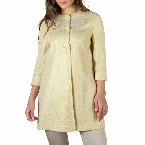 Oblečení & Kabáty & Ženy & Fontana 2.0 & Amber_Mp1901d_Giallo & Žlutá
