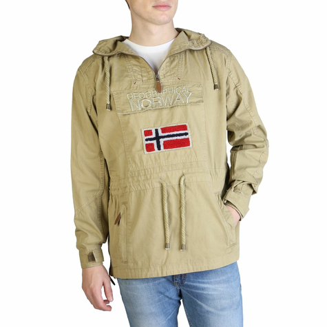 Oblečení & Bundy & Pánské & Geografické Norsko & Chomer_Man_Beige & Hnědá