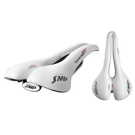 Sedlo Selle Smp Well M1 White, Unisex, 279x163mm, 315g