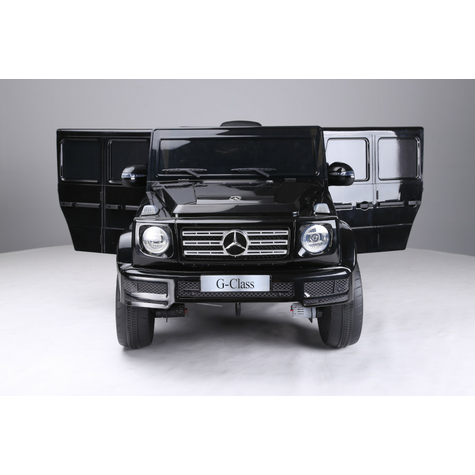 Dětské Vozidlo - Elektrické Auto Mercedes G500 - Licencované - 12v Baterie,2 Motory+ 2,4ghz+Kožené Sedadlo+Evo-Černá
