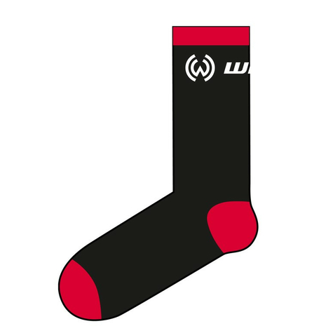 Ponožky Winora Joy Černá/Červená, Vel: 38 - 42