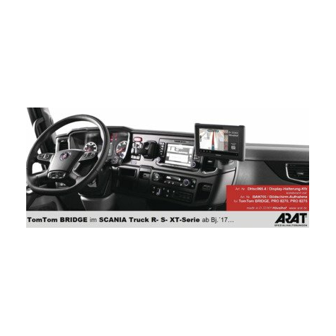 Arat Display/Telematics Cradle Scania S-/R-/Xt-Series From Year 17 Onwards