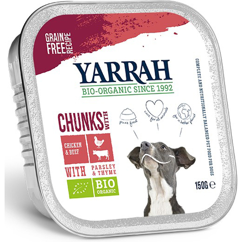 Yarrah Dog Chunk Chicken+Ri 150gs