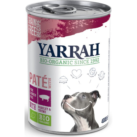 Yarrah Dog Pate Pork 400gd