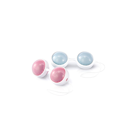 Míčky Lásky : Lelo Luna Beads Mini Růžová A Modrá