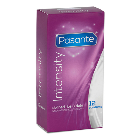 Kondomy Stimulans Avec Nervures : Kondomy Pasante Intensity 12 Pack