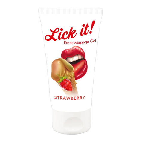 Lubrikant & Lick It! Jahoda 50 Ml