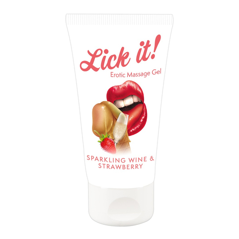 Lubrikant & Lick It! Víno-Jahoda 50 Ml