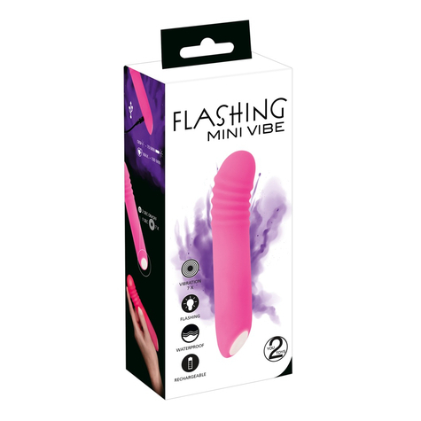 Mini Vibrator Flashing Mini Vibe Pink
