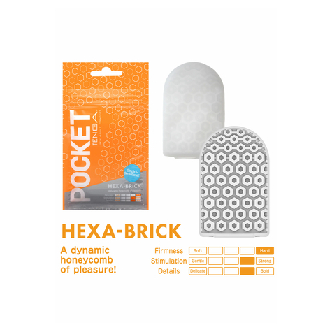 Masturbator Pocket Tenga Hexa-Brick