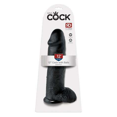 King Cock 12 Palcových Koulí Černá
