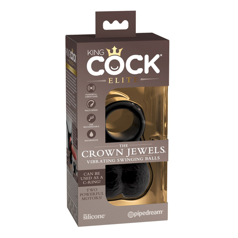 Cock Ring With Balls Kce Tcj Vibrating Swinging Bal