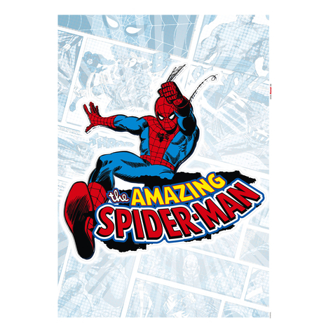 Tetování Na Zeď - Spider-Man Comic Classic - Velikost 50 X 70 Cm