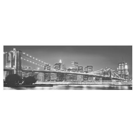 Fototapety - Brooklyn Bridge - Velikost 368 X 127 Cm