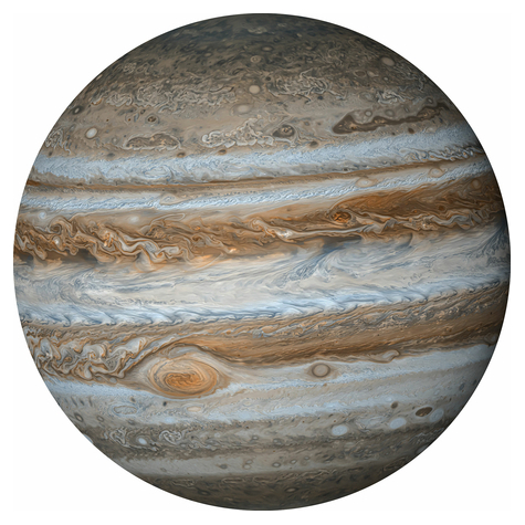 Samolepicí Netkaná Tapeta/Nástěnné Tetování - Jupiter - Rozměr 125 X 125 Cm